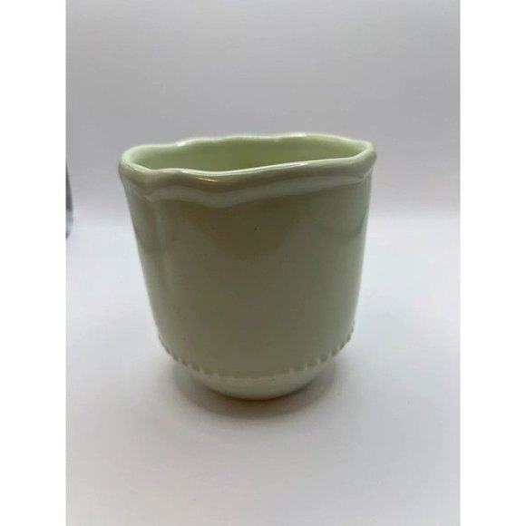 Green Beaded Pottery Barn Outlet Mugs Set of 2 - Picture 6 of 15